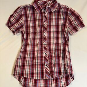 Empyre Plaid Short Sleeve Button Down Shirt